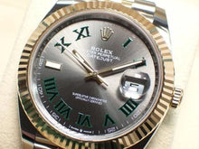 ROLEX Datejust41 Slate/ green Roman Jubilee Bracelet YG combination 126333 '25 Mens 186496645 hannari-shop