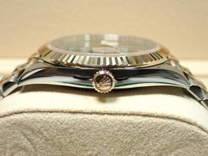 ROLEX Datejust41 Slate/ green Roman Jubilee Bracelet YG combination 126333 '25 Mens 186496645 hannari-shop
