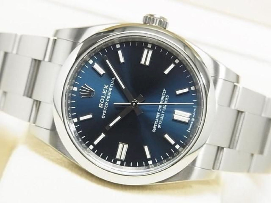 ROLEX Oyster PERPETUAL 36 blue Dial 126000 '25 purchased Mens 186502643 hannari-shop