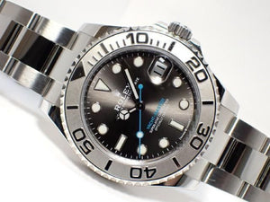 ROLEX YACHT-MASTER 37 dark rhodium 268622 '21 Mens 186596147 hannari-shop