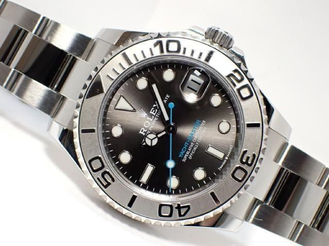 ROLEX YACHT-MASTER 37 dark rhodium 268622 '21 Mens 186596147 hannari-shop