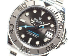 ROLEX YACHT-MASTER 37 dark rhodium 268622 '21 Mens 186596147 hannari-shop
