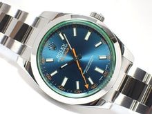 ROLEX Milgauss green glass Z blue Ref.116400GV '18 Mens 186608124 hannari-shop