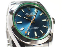 ROLEX Milgauss green glass Z blue Ref.116400GV '18 Mens 186608124 hannari-shop