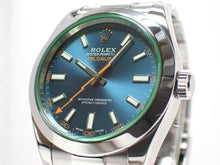 ROLEX Milgauss green glass Z blue Ref.116400GV '18 Mens 186608124 hannari-shop
