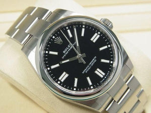 ROLEX Oyster PERPETUAL 41 black 134300 Mens 186719314 hannari-shop
