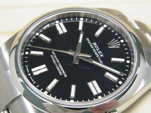 ROLEX Oyster PERPETUAL 41 black 134300 Mens 186719314 hannari-shop