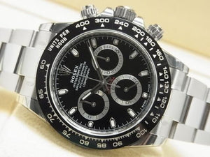 ROLEX Daytona black Dial Ref.116500LN '20 Oct receipt protective seal Mens 186727699 hannari-shop
