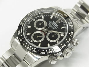 ROLEX Daytona black Dial Ref.116500LN '20 Oct receipt protective seal Mens 186727699 hannari-shop