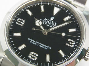 ROLEX EXPLORER I 36 MM 114270 Z series roulette Engraved mark Mens 186891379 hannari-shop