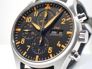 IWC Pilot's watch Chronograph 43 MM orange index E Boutique Limited '22 Mens 187001684 hannari-shop