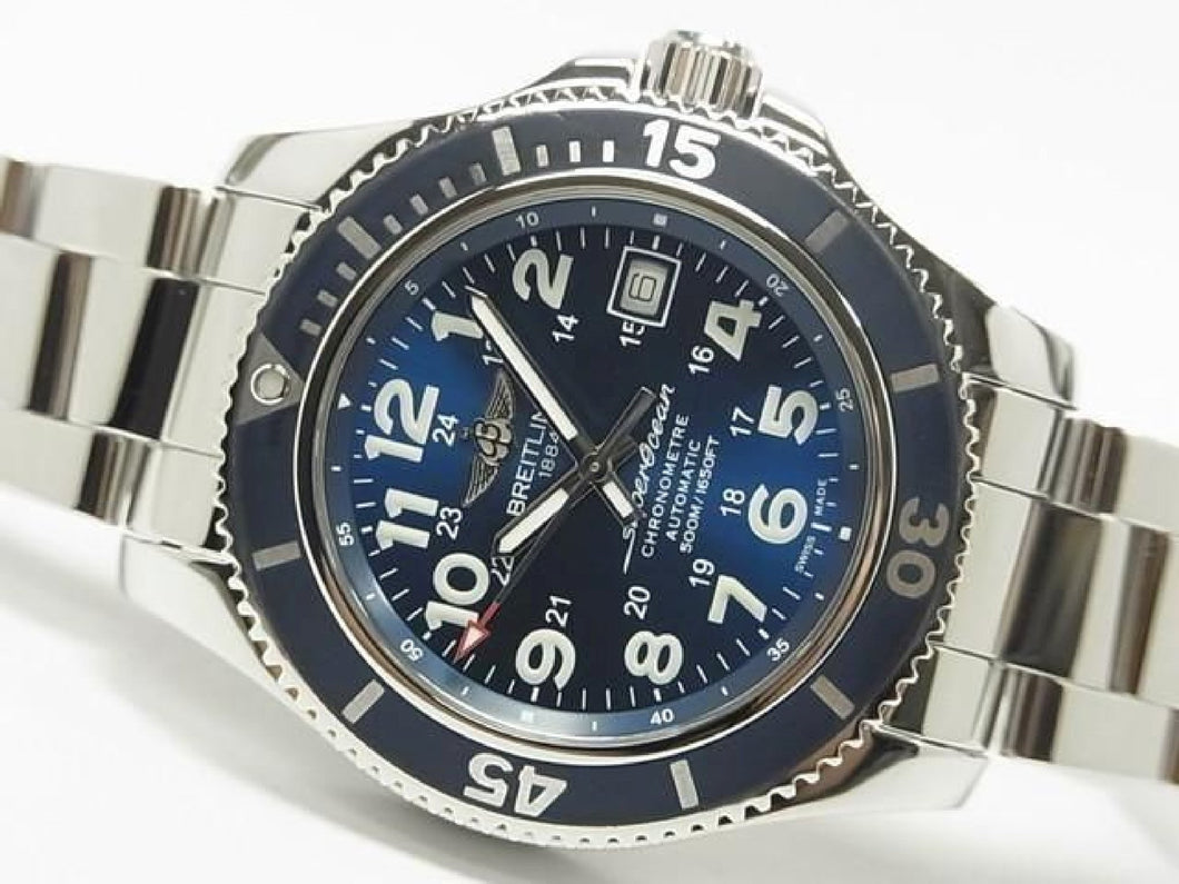 BREITLING SuperoceanII 42 blue Bracelet Specification Ref. A17365D1/C915 Mens 187036077 hannari-shop