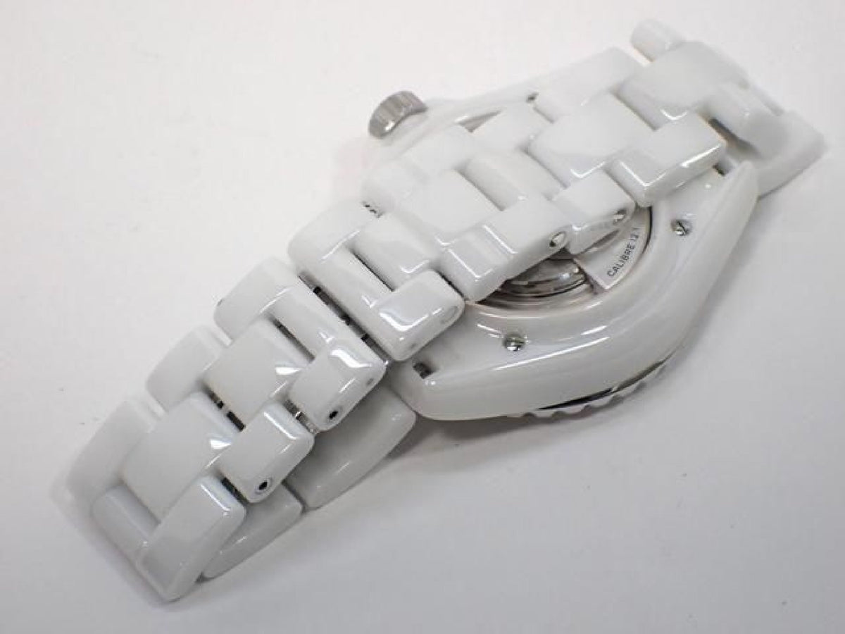 CHANEL J12 Phantom white ceramic 38 MM H6186 '21 Mens 187036743 hannari-shop