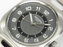Hermes H08 39 MM Titanium/ Bracelet Genuine goods SP1.741 Mens 187088297 hannari-shop