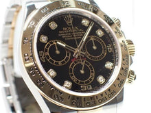 ROLEX Daytona combination black8P diamond 116503G '18 Mens 187103133 hannari-shop