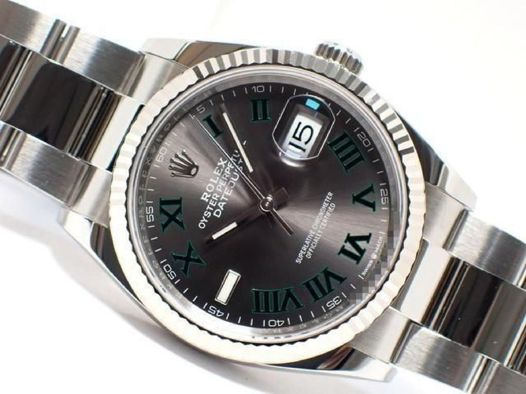 ROLEX Datejust 36 Slate Roman Oyster Bracelet Ref.126234 '22 Mens 187334638 hannari-shop