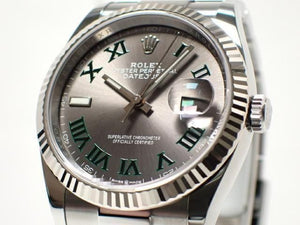 ROLEX Datejust 36 Slate Roman Oyster Bracelet Ref.126234 '22 Mens 187334638 hannari-shop