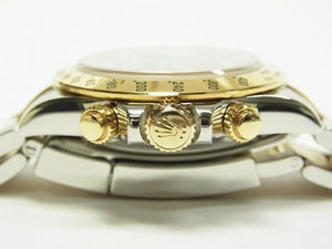 ROLEX Daytona SS &18KYG 8P diamond Ref.116523G V series Mens 187381099 hannari-shop