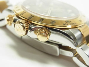 ROLEX Daytona SS &18KYG 8P diamond Ref.116523G V series Mens 187381099 hannari-shop