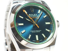 ROLEX Milgauss green glass Z blue Ref.116400GV '22 Mens 187437457 hannari-shop