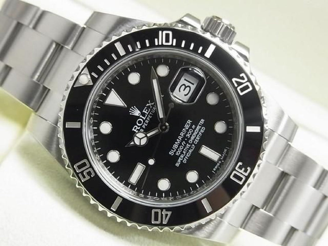 ROLEX Submariner date black 116610LN '14 purchased Mens 187451801 hannari-shop