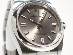 ROLEX Oyster PERPETUAL36 silver 116000 '16 Mens 187662262 hannari-shop