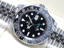 ROLEX GMT Master II gray/ black bezel 126710GRNR Jubilee unused Mens 187748849 hannari-shop