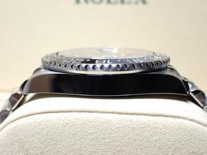 ROLEX GMT Master II gray/ black bezel 126710GRNR Jubilee unused Mens 187748849 hannari-shop