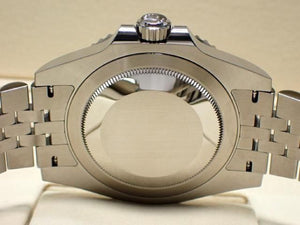ROLEX GMT Master II gray/ black bezel 126710GRNR Jubilee unused Mens 187748849 hannari-shop