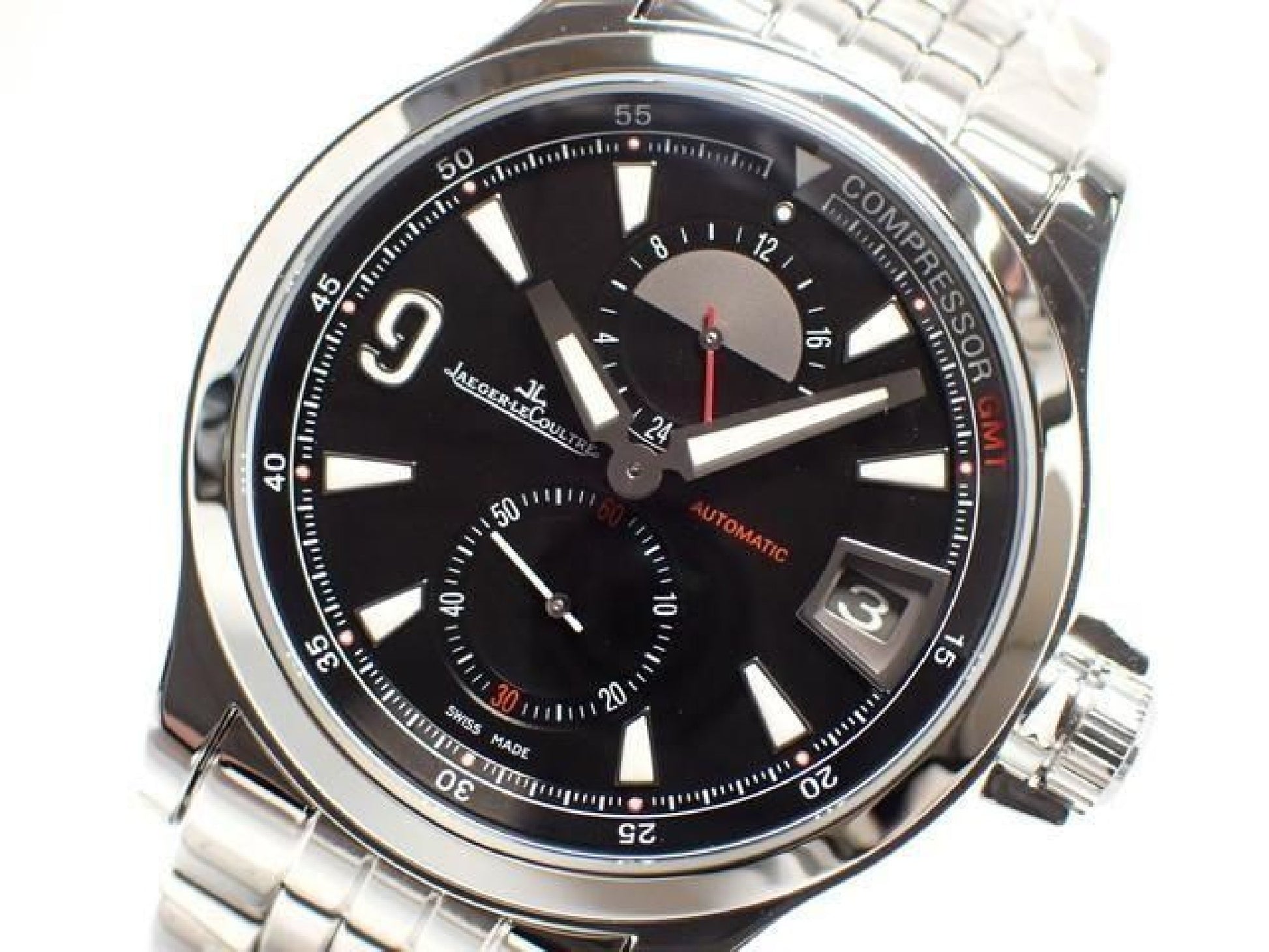 JAEGER LECOULTRE Master Compressor GMT Q1738171 '13 Mens 187949407 hannari-shop