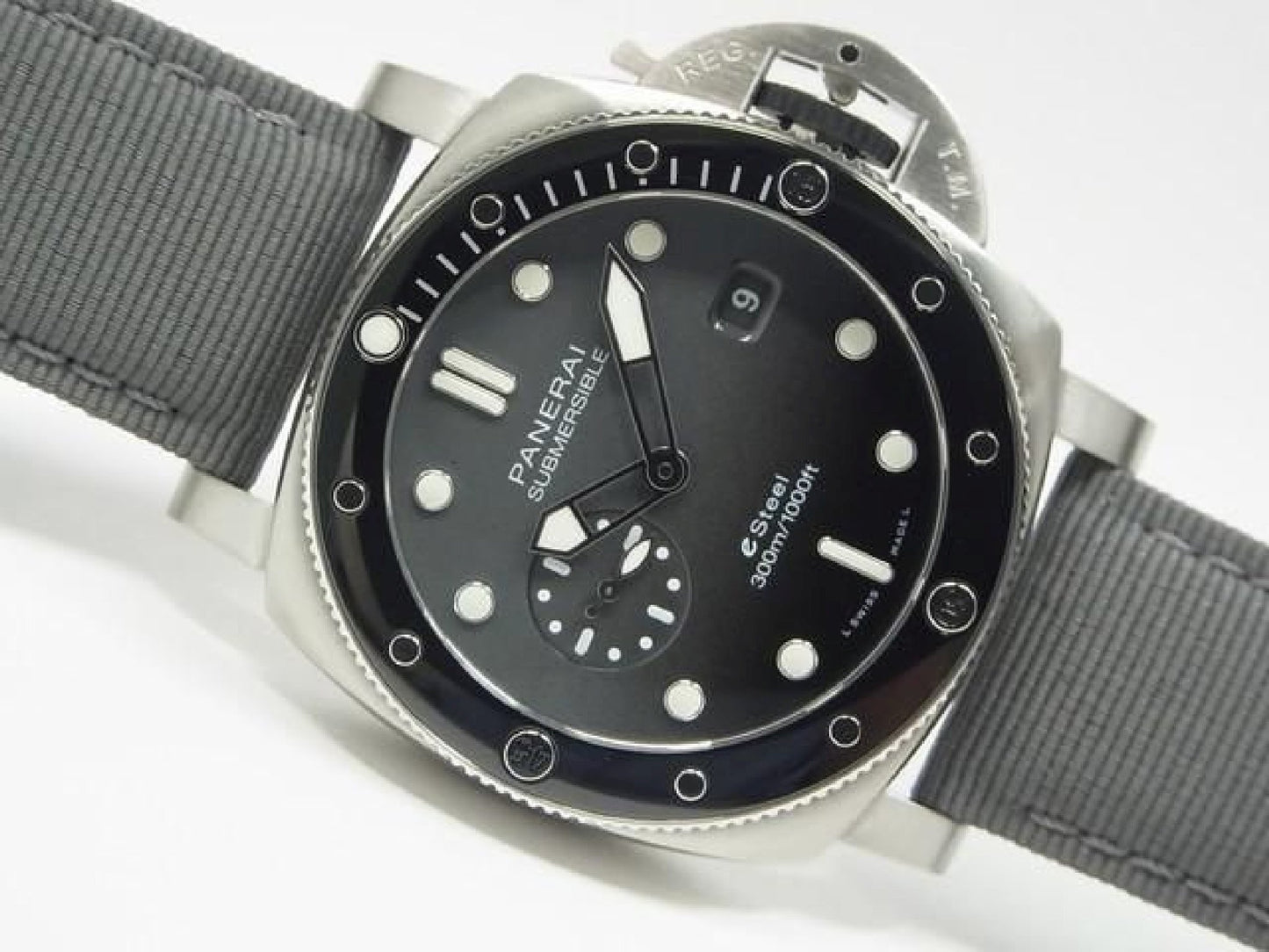 PANERAI Submersible Quaranta Quattro Grigio Roccia PAM01288 Mens 188575372 hannari-shop