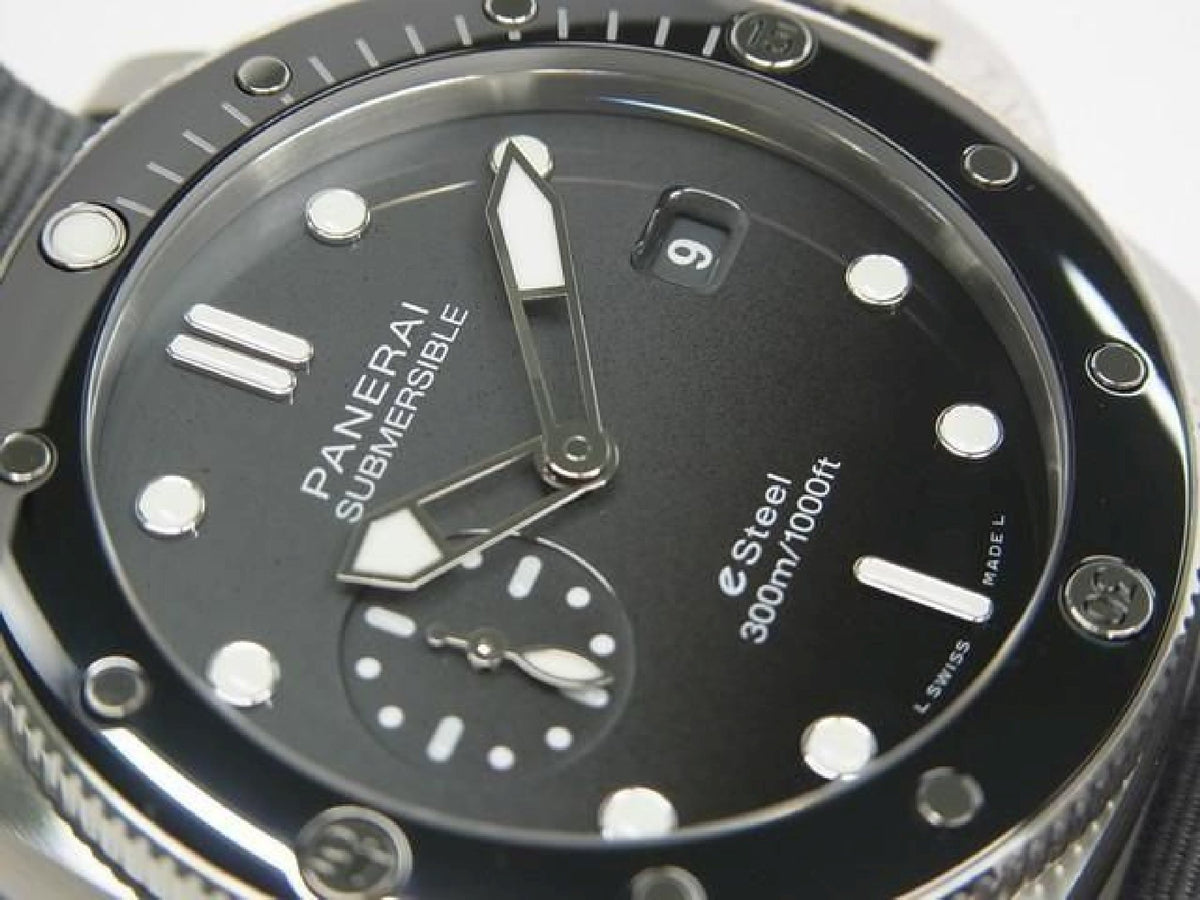 PANERAI Submersible Quaranta Quattro Grigio Roccia PAM01288 Mens 188575372 hannari-shop