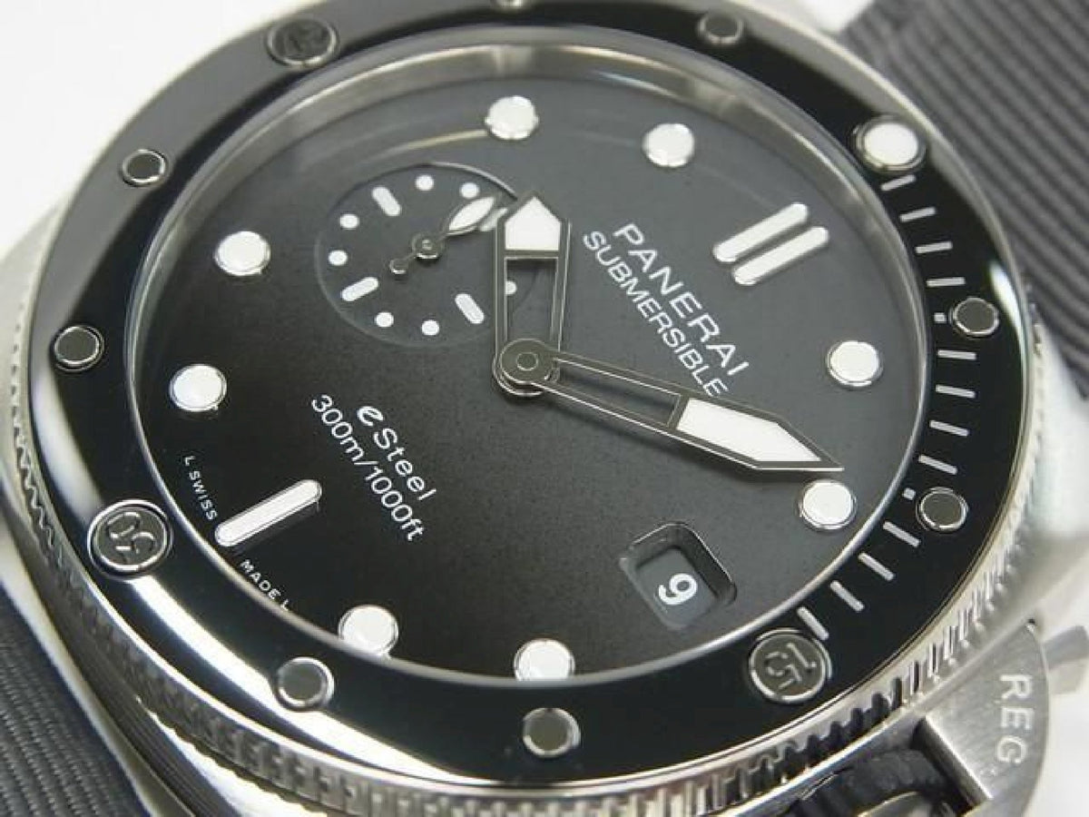 PANERAI Submersible Quaranta Quattro Grigio Roccia PAM01288 Mens 188575372 hannari-shop