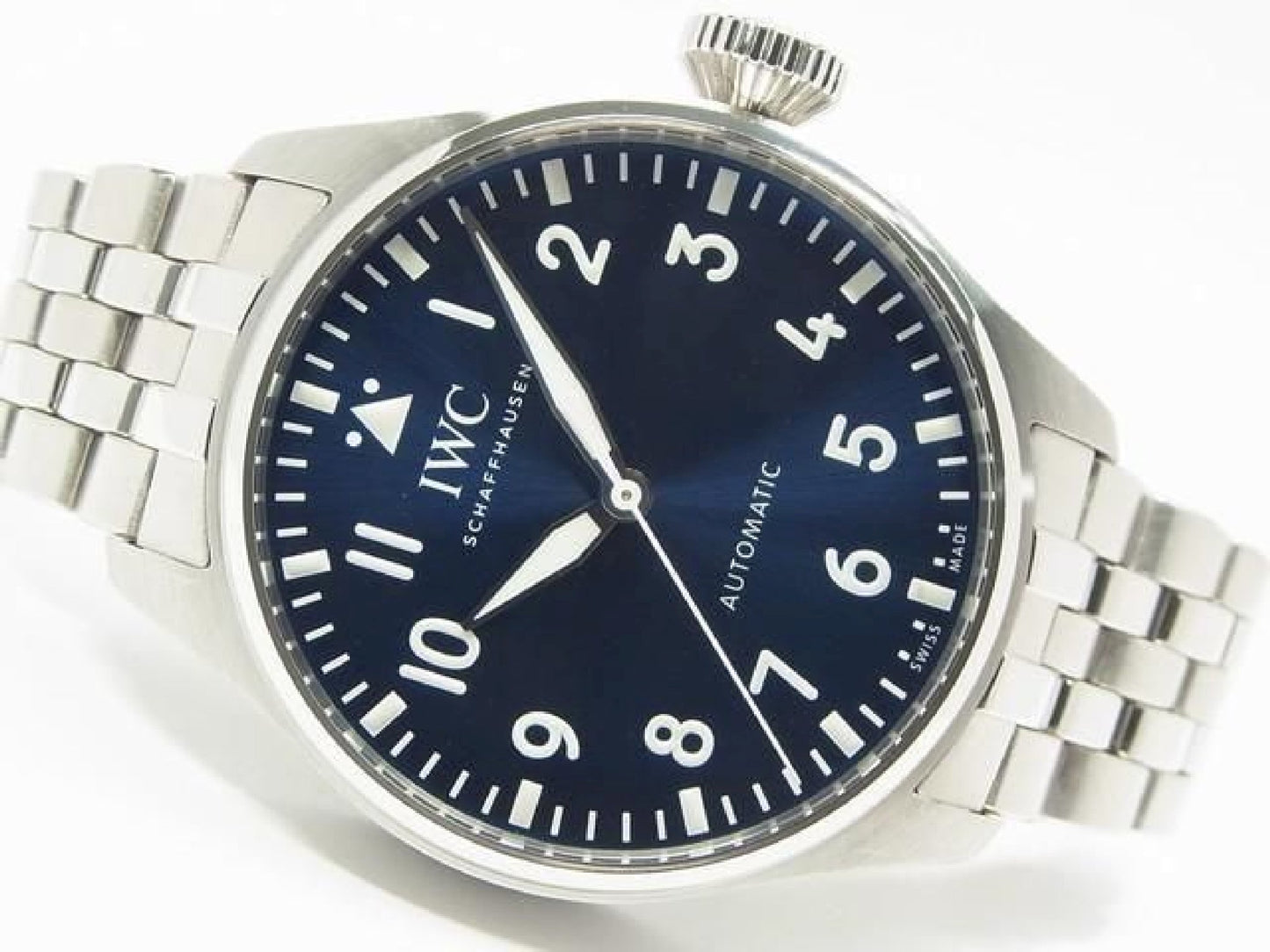 IWC large Pilot's watch 43 blue IW329304 Mens 188914003 hannari-shop