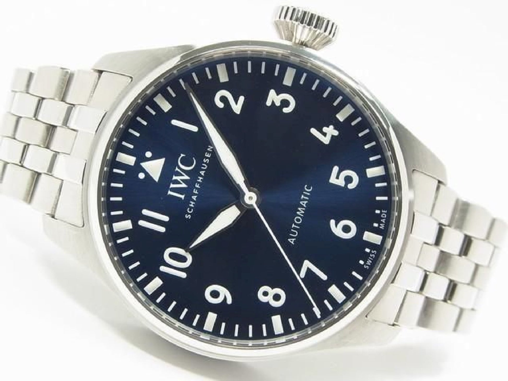 IWC large Pilot's watch 43 blue IW329304 Mens 188914003 hannari-shop