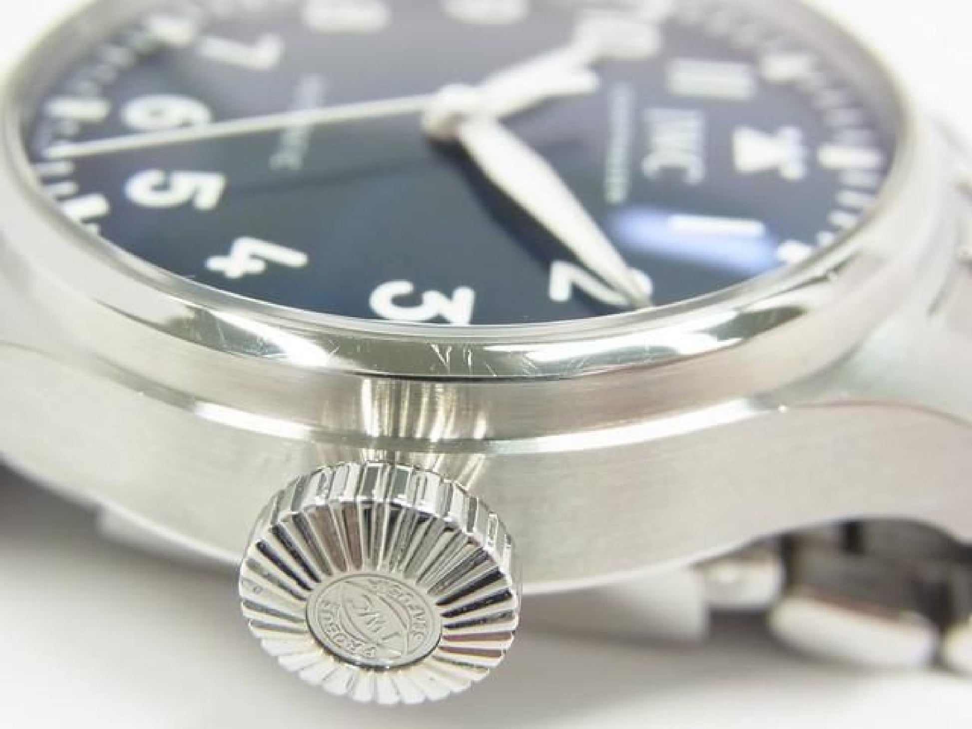 IWC large Pilot's watch 43 blue IW329304 Mens 188914003 hannari-shop