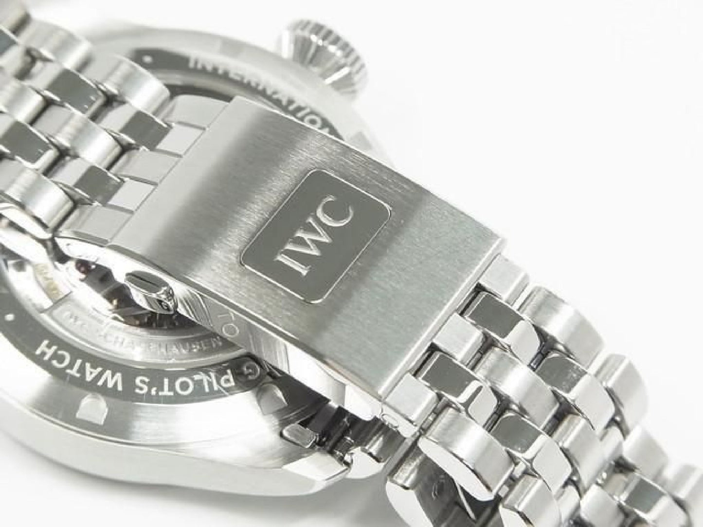 IWC large Pilot's watch 43 blue IW329304 Mens 188914003 hannari-shop