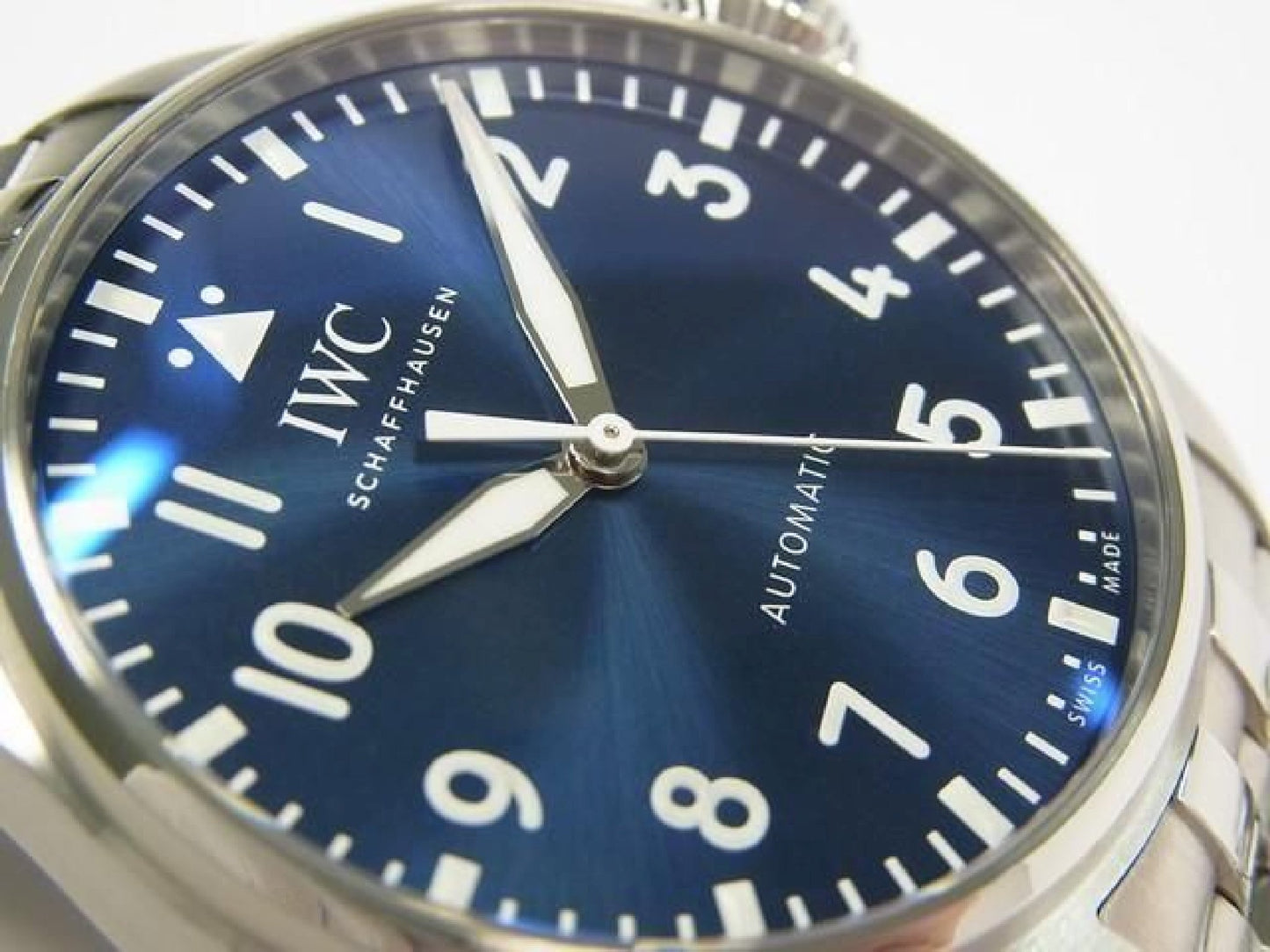 IWC large Pilot's watch 43 blue IW329304 Mens 188914003 hannari-shop