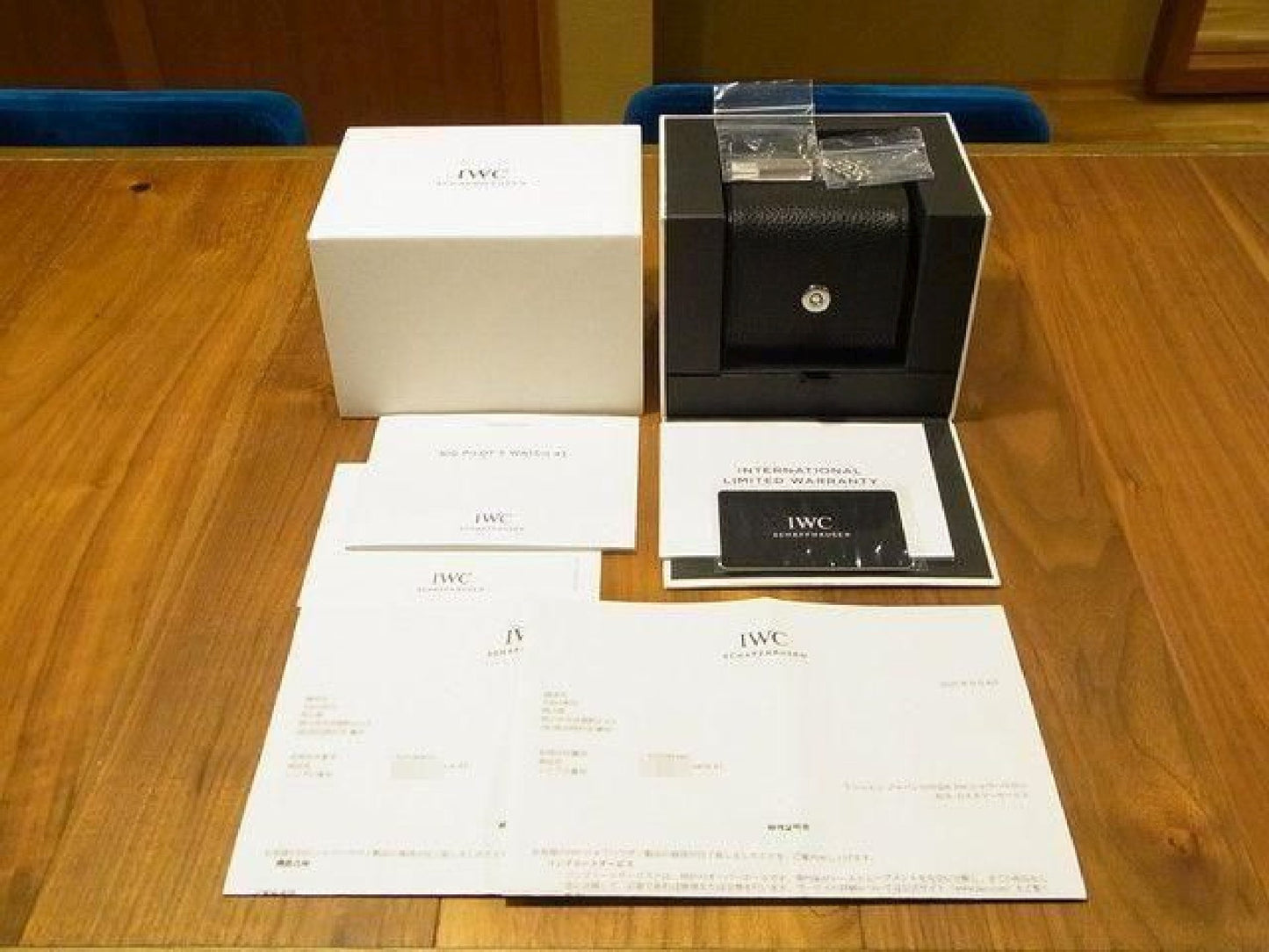 IWC large Pilot's watch 43 blue IW329304 Mens 188914003 hannari-shop