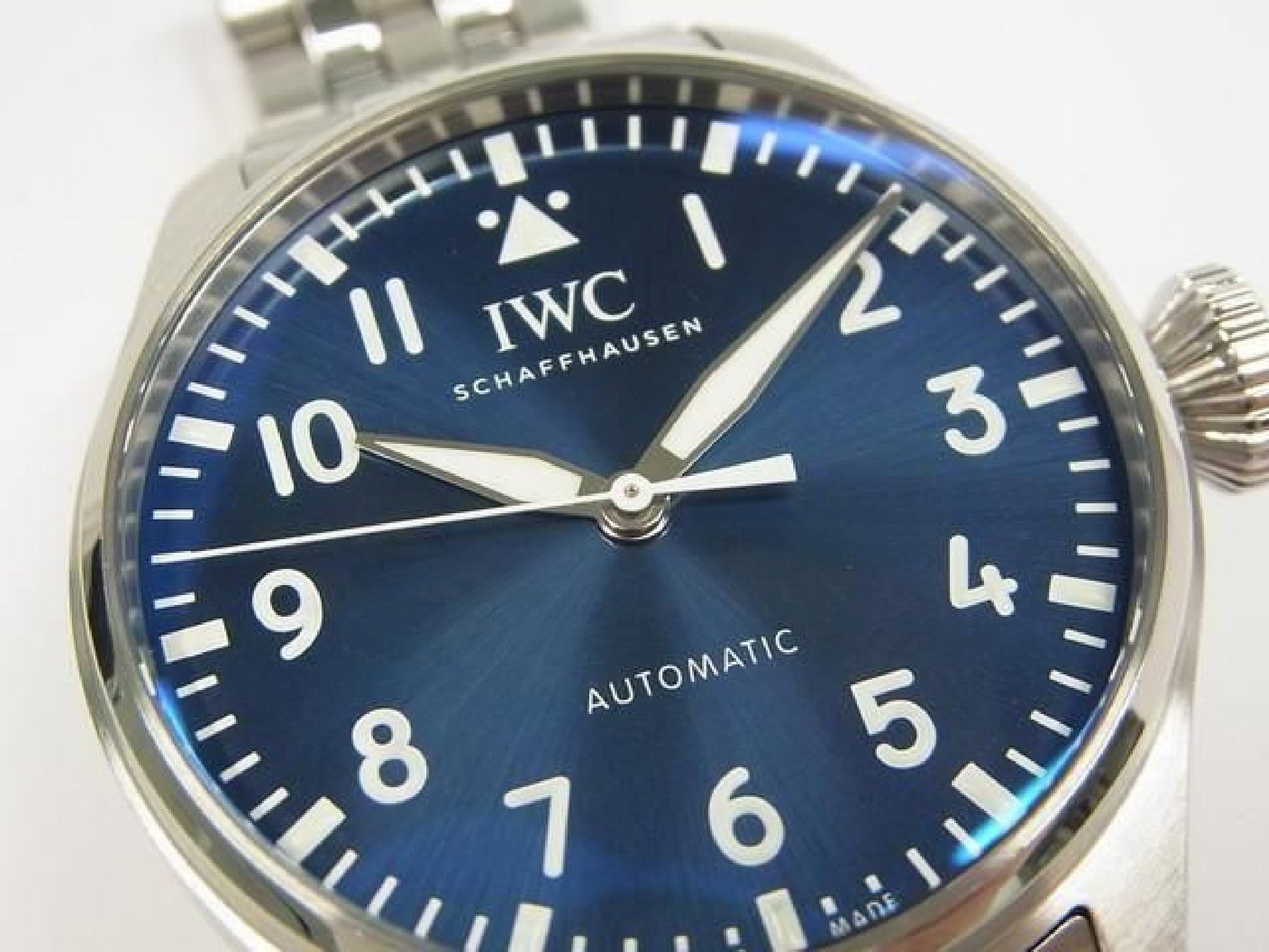 IWC large Pilot's watch 43 blue IW329304 Mens 188914003 hannari-shop