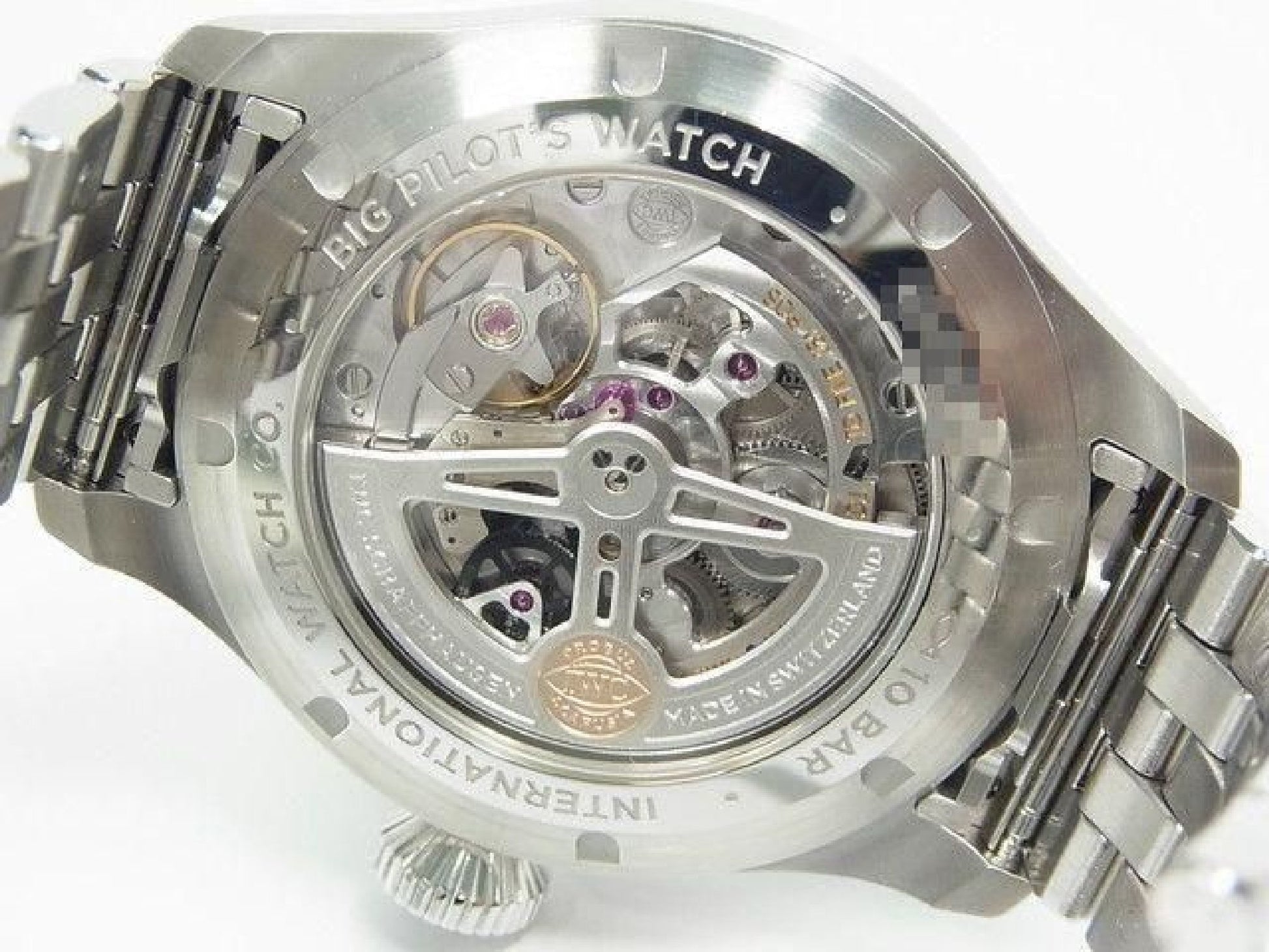 IWC large Pilot's watch 43 blue IW329304 Mens 188914003 hannari-shop
