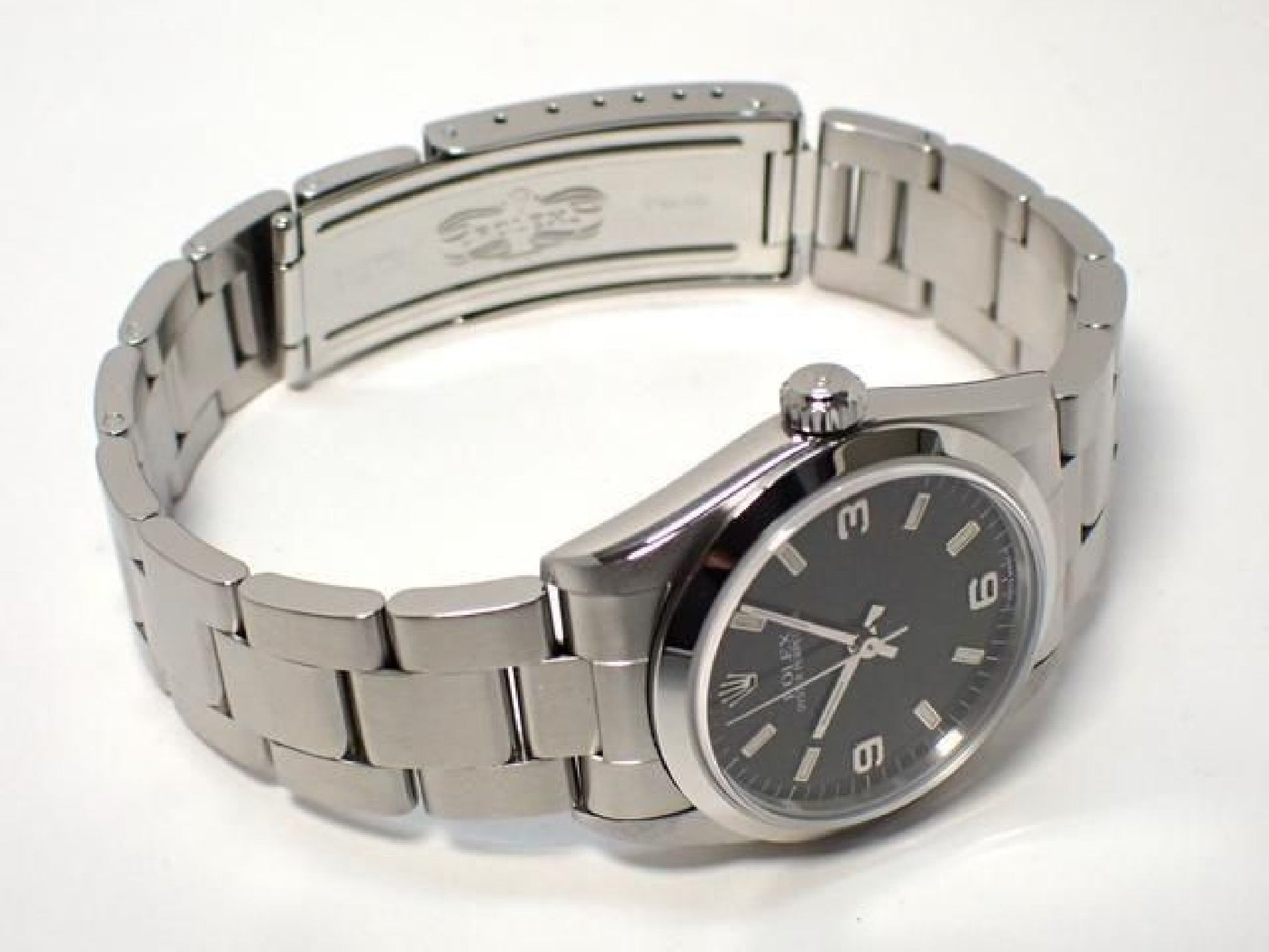 ROLEX Oyster PERPETUAL black3 6 9 67480 U series '98 Mens 189282561 hannari-shop
