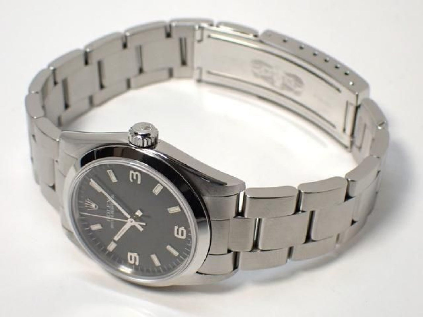ROLEX Oyster PERPETUAL black3 6 9 67480 U series '98 Mens 189282561 hannari-shop