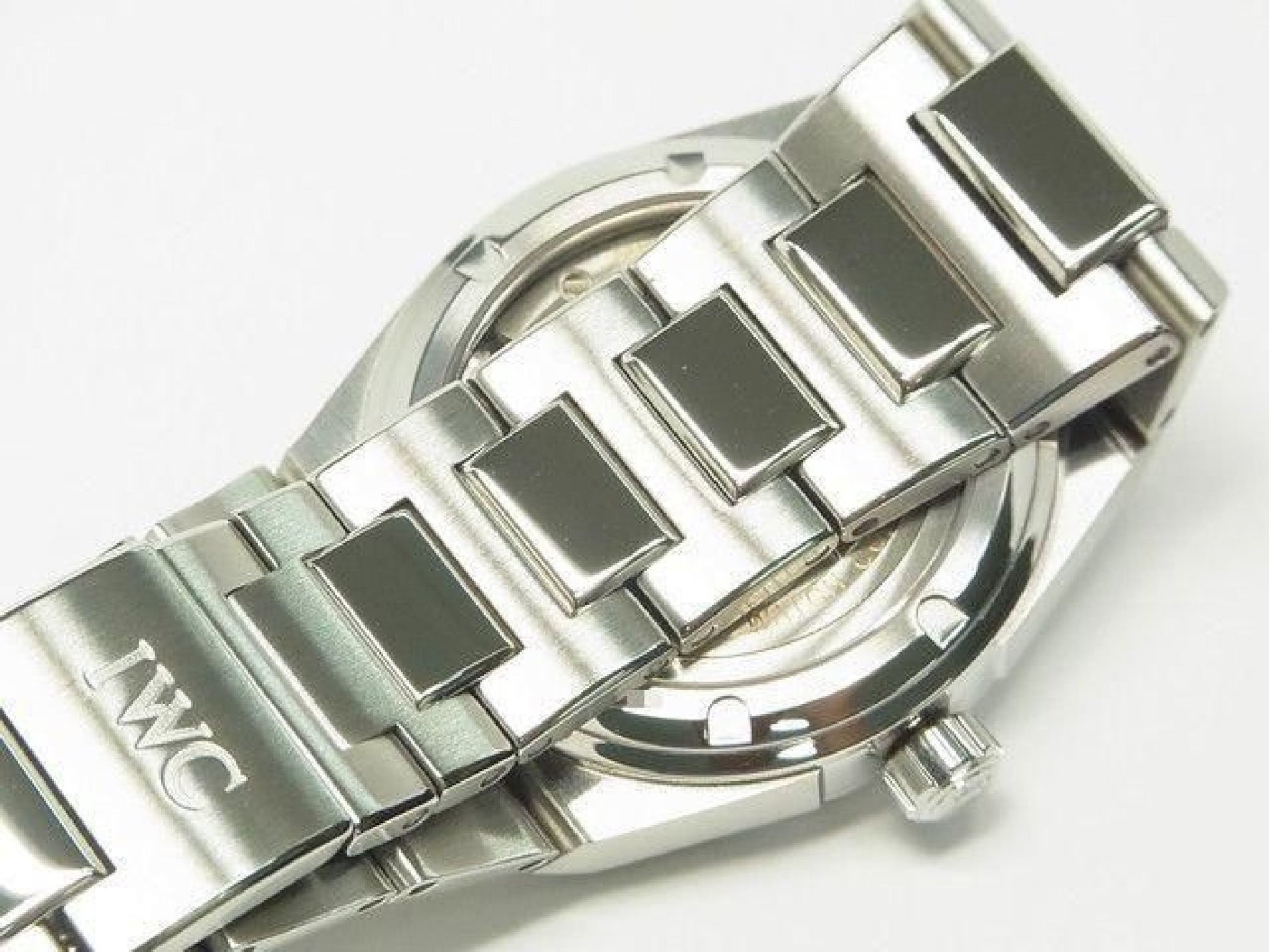 IWC Ingenieur Automatic 40 MM silver IW322801 Sapphire crystal caseback Mens 189299441 hannari-shop