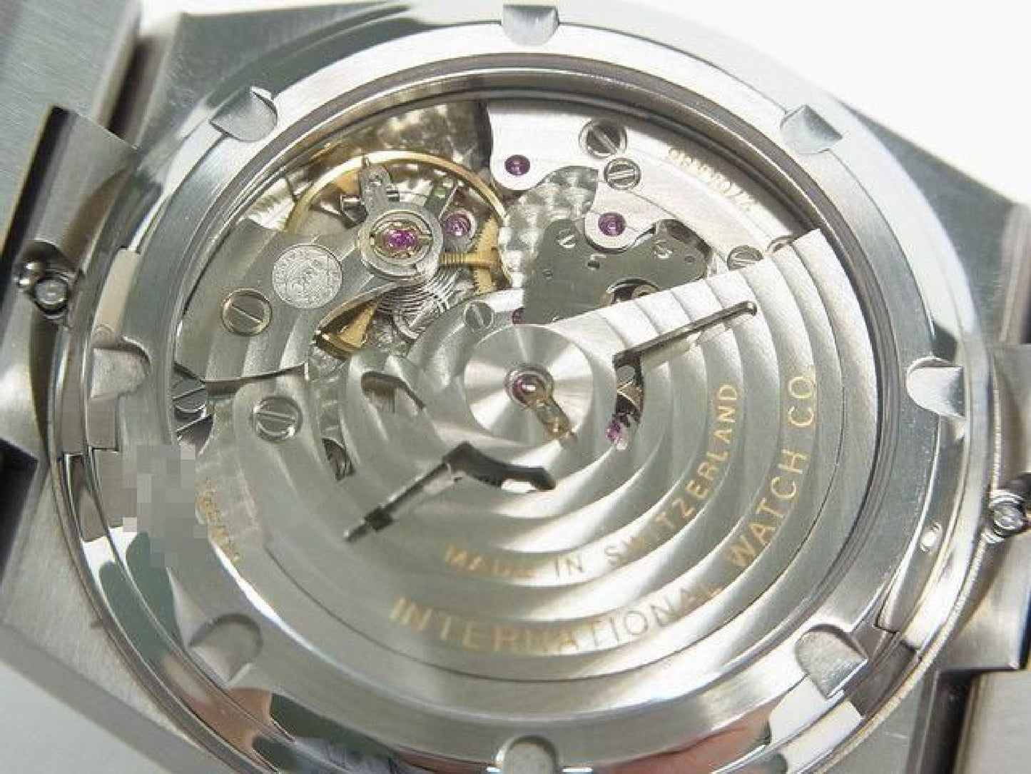 IWC Ingenieur Automatic 40 MM silver IW322801 Sapphire crystal caseback Mens 189299441 hannari-shop