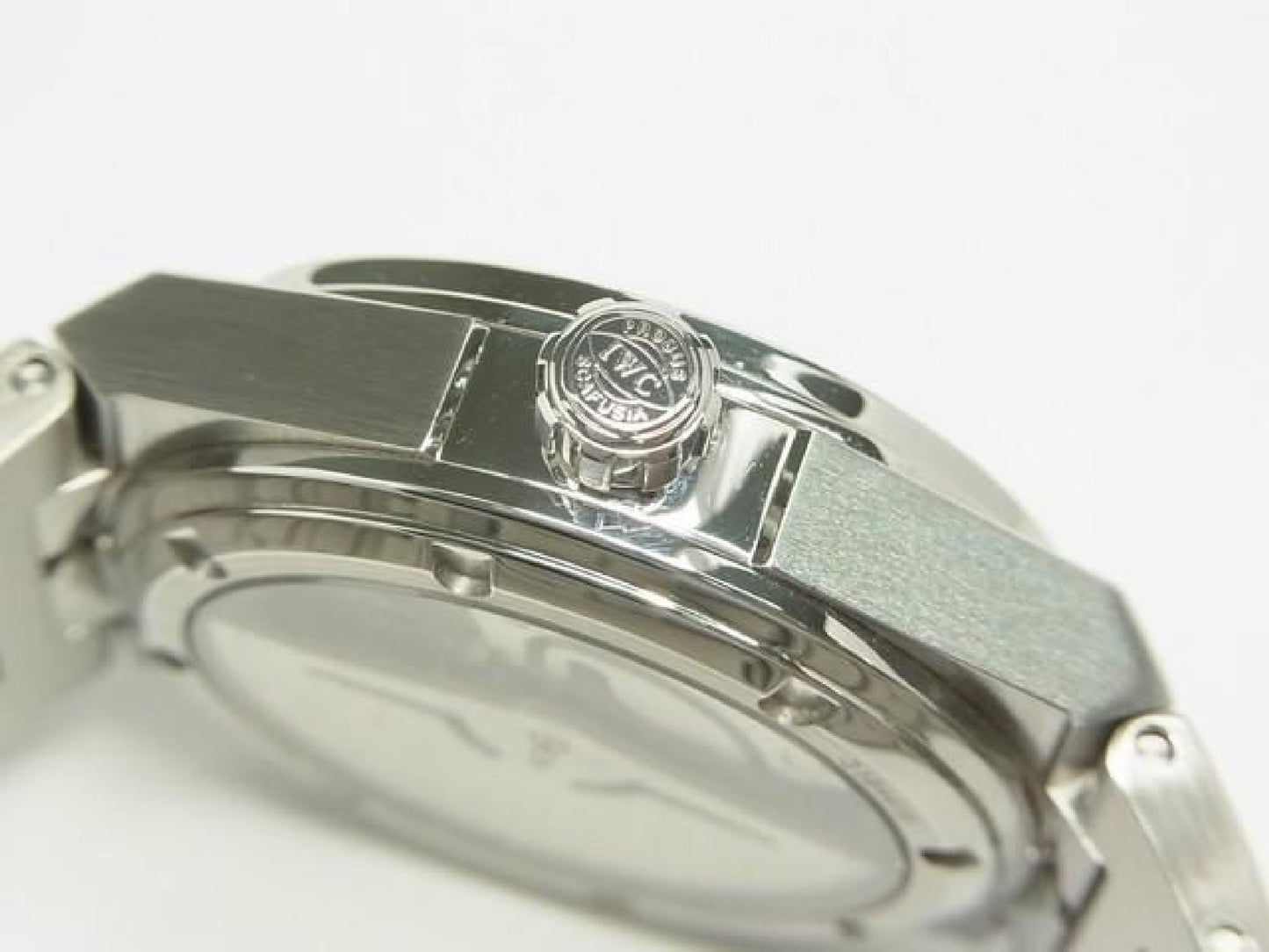 IWC Ingenieur Automatic 40 MM silver IW322801 Sapphire crystal caseback Mens 189299441 hannari-shop