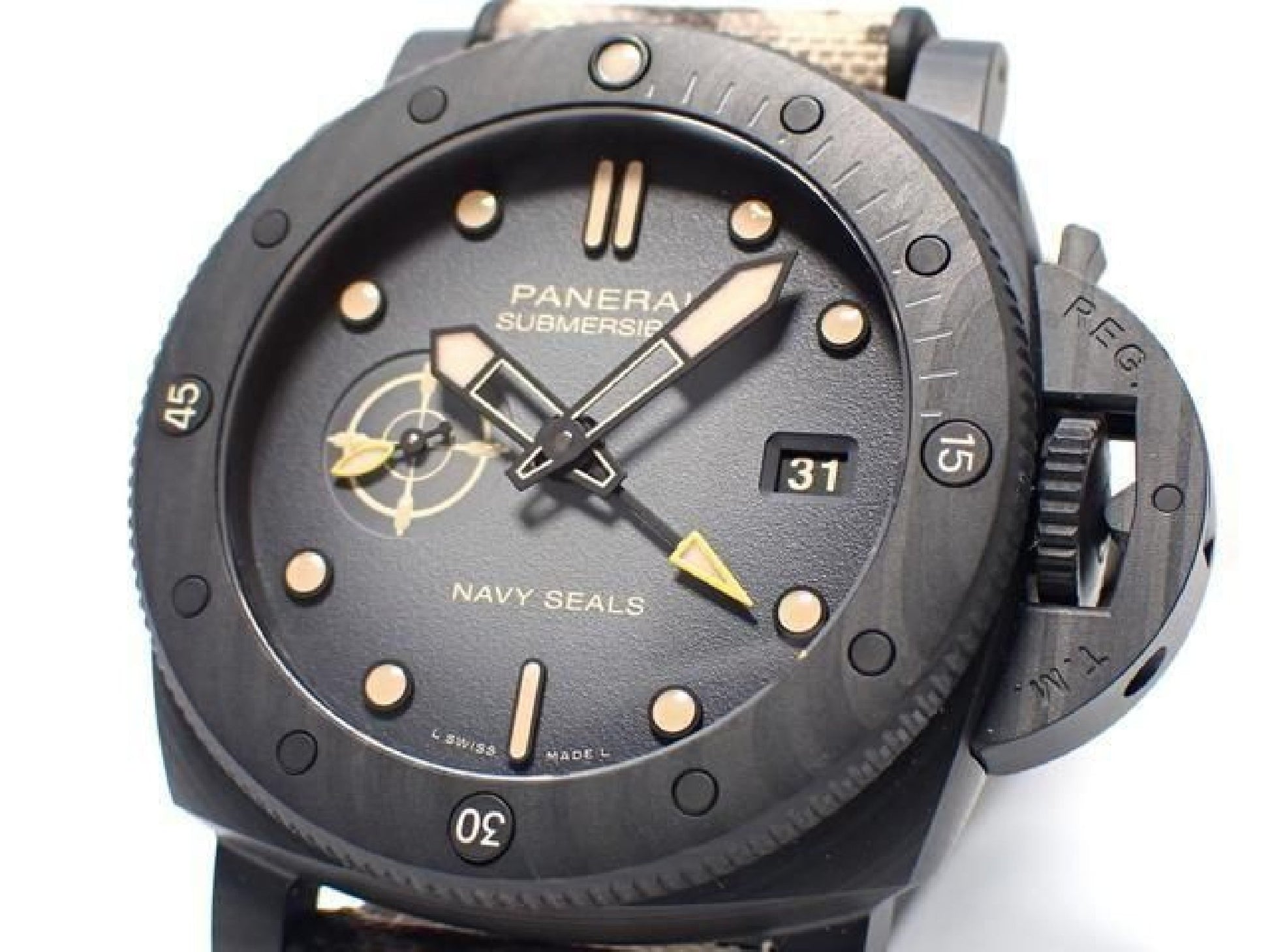 PANERAI Quaranta Quattro GMT Navy Seals Carbotech PAM01513 '25 Mens 189372849 hannari-shop
