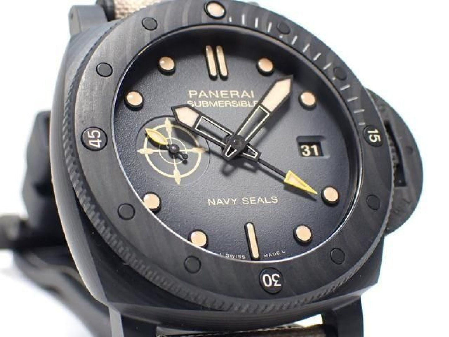 PANERAI Quaranta Quattro GMT Navy Seals Carbotech PAM01513 '25 Mens 189372849 hannari-shop