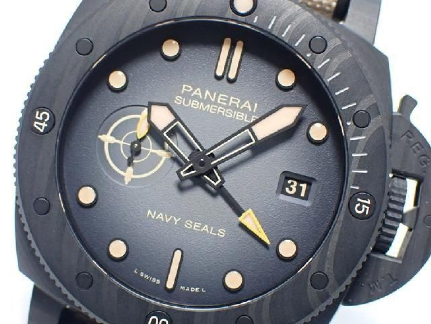 PANERAI Quaranta Quattro GMT Navy Seals Carbotech PAM01513 '25 Mens 189372849 hannari-shop