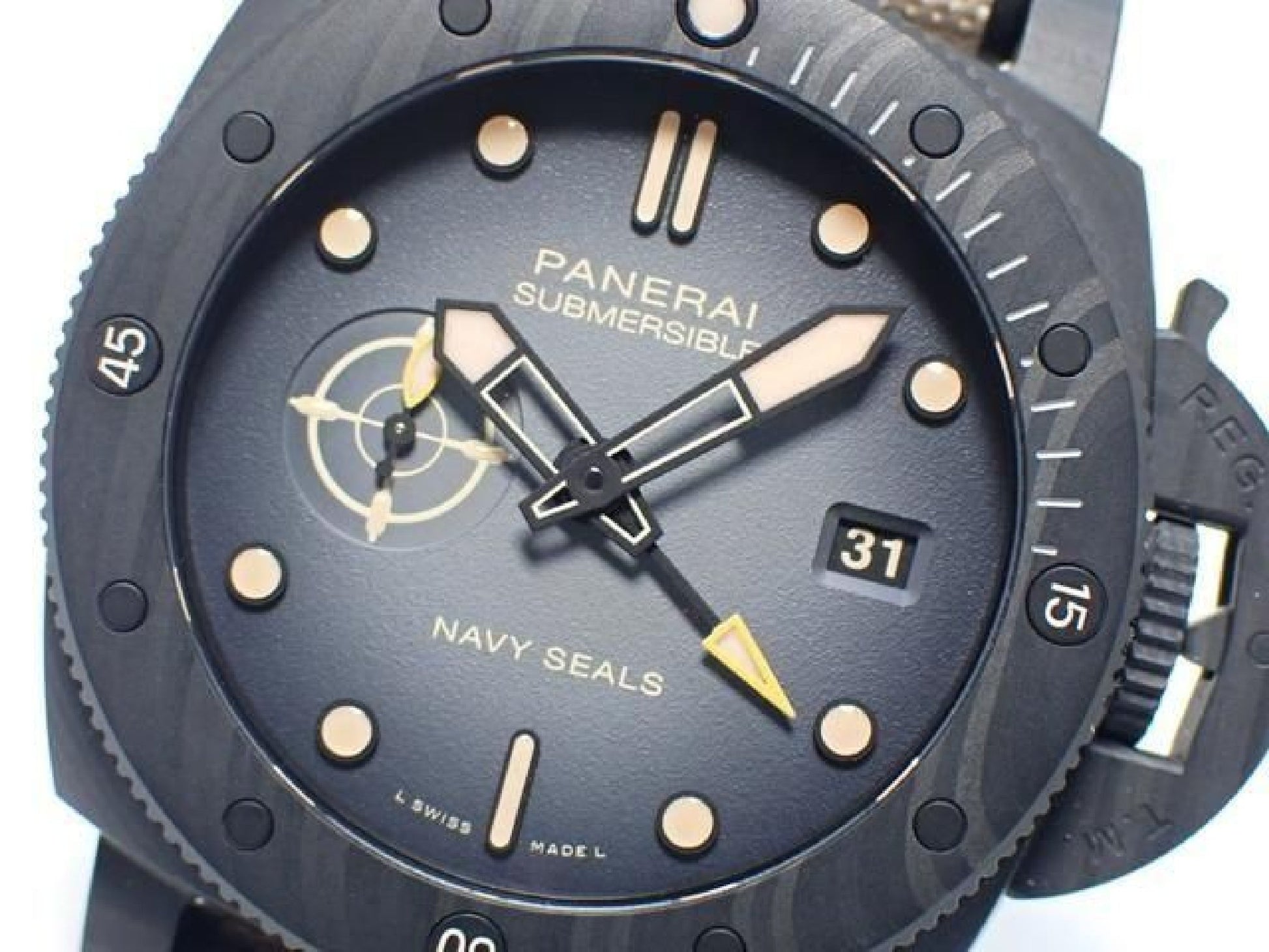 PANERAI Quaranta Quattro GMT Navy Seals Carbotech PAM01513 '25 Mens 189372849 hannari-shop